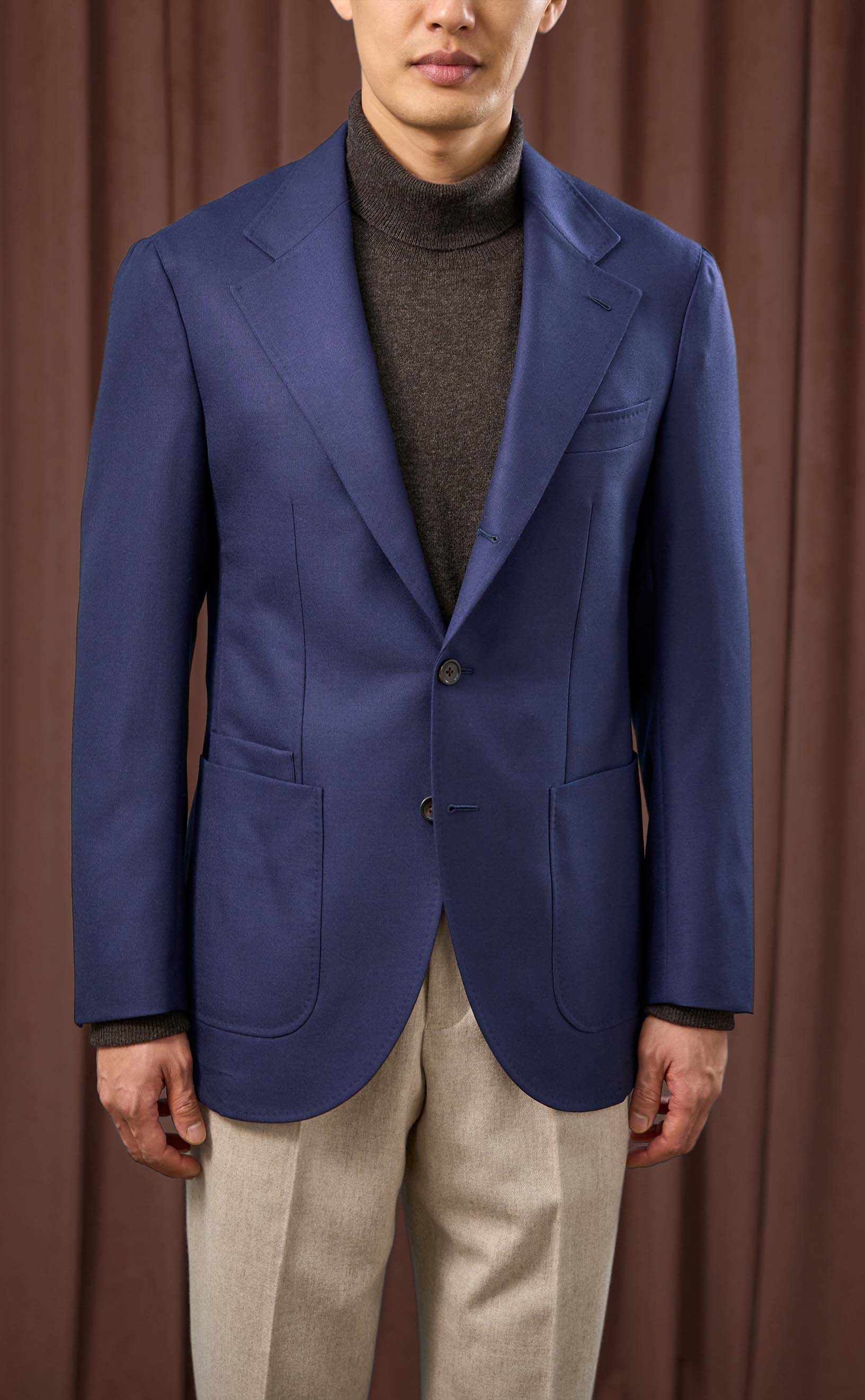 Navy Hopsack Neo 2 Sportcoat